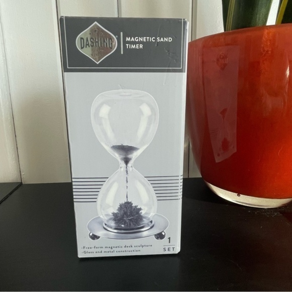 LAST CHANCE Magnetic Sand Timer Gift Idea Stocking Stuffer Filler Office Fidget